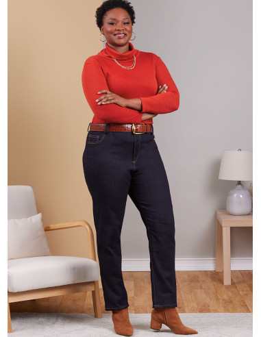 Molde de jeans - Butterick 6912