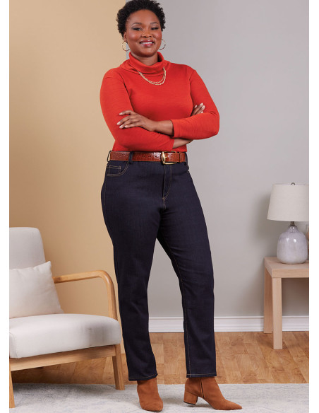 Molde de jeans - Butterick 6912