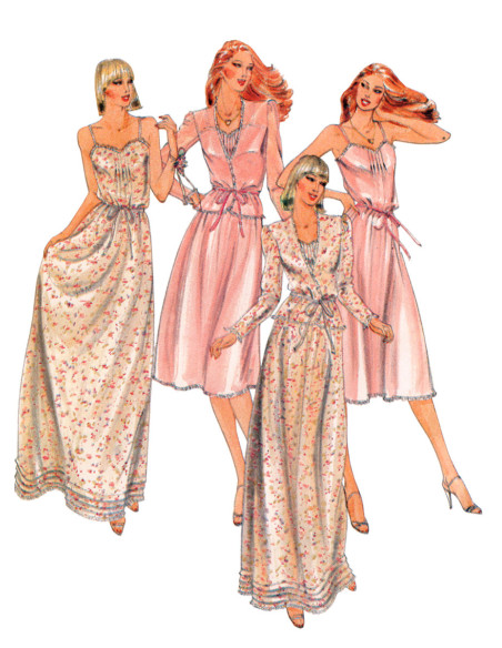 Molde de vestido e casaco - Butterick 6914