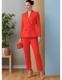 Molde de casaco e calças - Butterick 6915