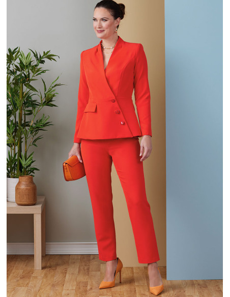 Molde de casaco e calças - Butterick 6915