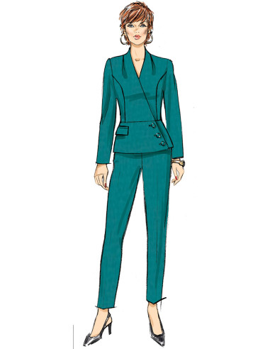Molde de casaco e calças - Butterick 6915