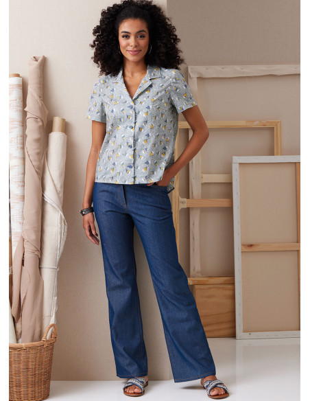 Molde de camisa - Butterick 6924