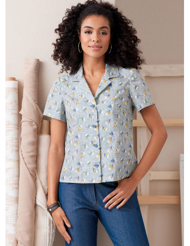 Molde de camisa - Butterick 6924