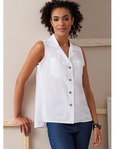 Molde de camisa - Butterick 6924