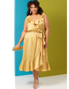 Molde de vestido e cinto - Butterick 6927