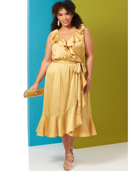 Molde de vestido e cinto - Butterick 6927