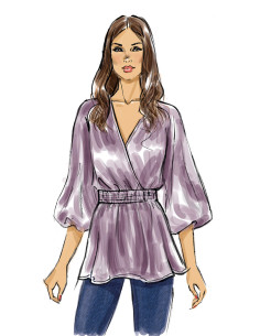 Molde de blusa - Butterick 6930 2