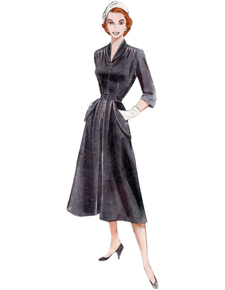 Molde de vestido vintage - Butterick 6956