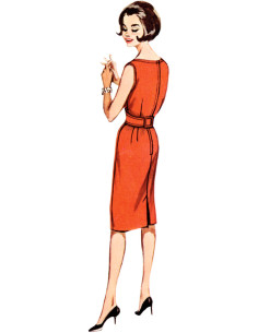 Molde de vestido vintage - Butterick 6955