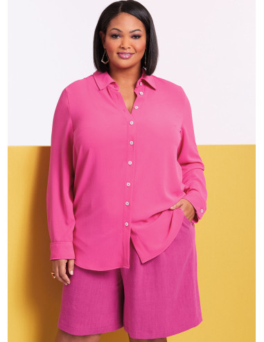 Molde de camisa - Butterick 6947