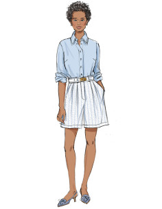 Molde de camisa - Butterick 6946 2