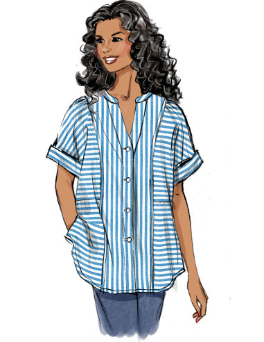 Molde de blusa - Butterick 6943