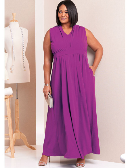Molde de vestido de tricô - Butterick 6941