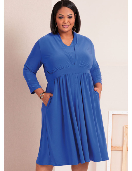 Molde de vestido de tricô - Butterick 6941