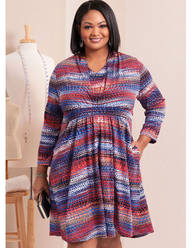 Molde de vestido de tricô - Butterick 6941