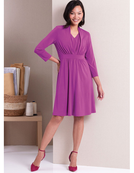 Molde de vestido de tricô - Butterick 6940