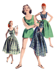Molde de vestido vintage - Butterick 6939