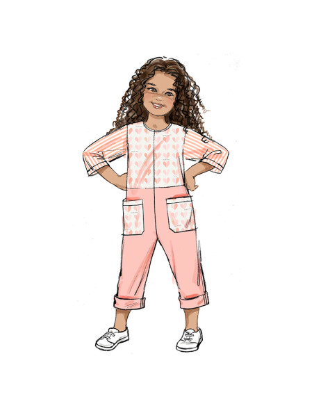 Molde de vestido, macacão e chapéu - Butterick 6937