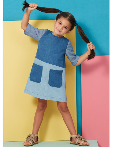Molde de vestido, macacão e chapéu - Butterick 6937