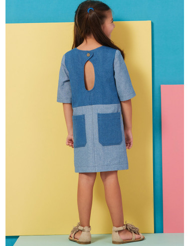 Molde de vestido, macacão e chapéu - Butterick 6937