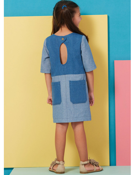 Molde de vestido, macacão e chapéu - Butterick 6937