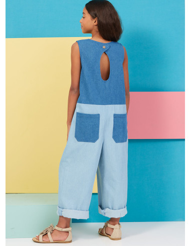 Molde de vestido, macacão e chapéu - Butterick 6937