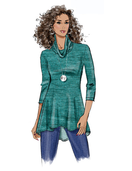Molde de blusas - Butterick 6961