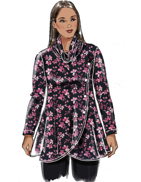 Molde de blusas - Butterick 6962