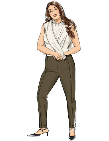 Molde de calça - Butterick 6964