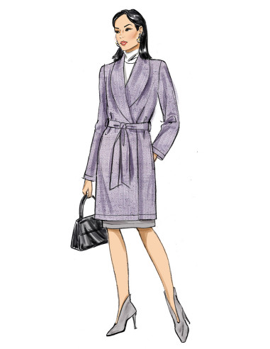 Molde de casaco - Butterick 6965