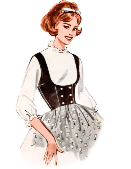Molde de colete - Butterick 7018