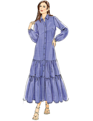 Molde de vestido - Butterick 6977
