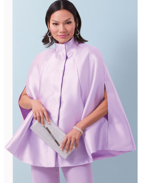 Molde de capa - Butterick 6978
