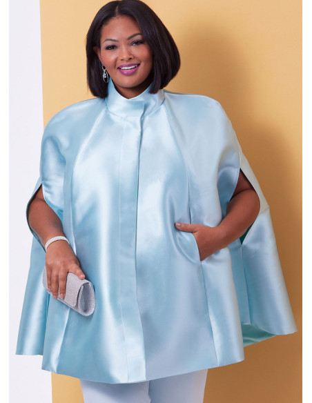Molde de capa - Butterick 6978
