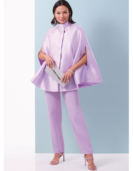 Molde de capa - Butterick 6978