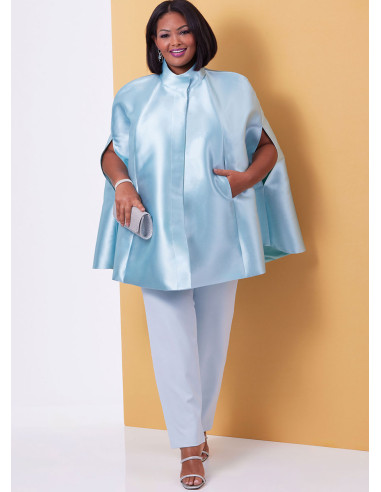 Molde de capa - Butterick 6978