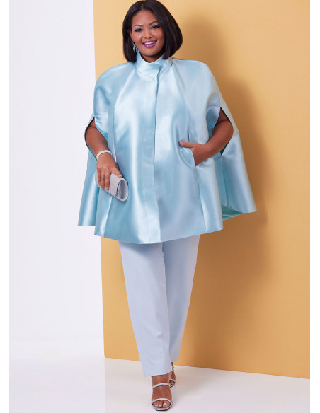 Molde de capa - Butterick 6978