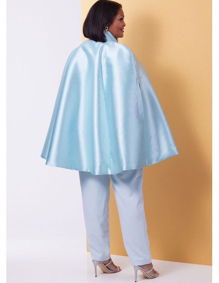 Molde de capa - Butterick 6978