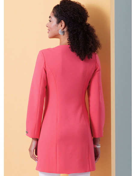 Molde de casaco ajustado - Butterick 6979