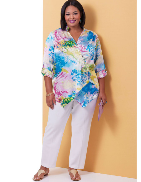 Molde de camisa - Butterick 6980