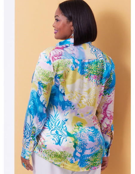Molde de camisa - Butterick 6980