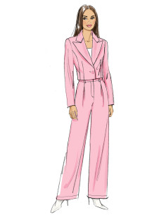 Molde de casaco - Butterick 7012 2