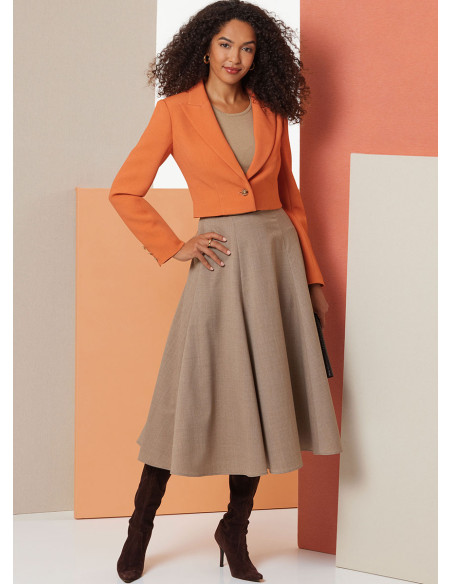 Molde de casaco - Butterick 7012