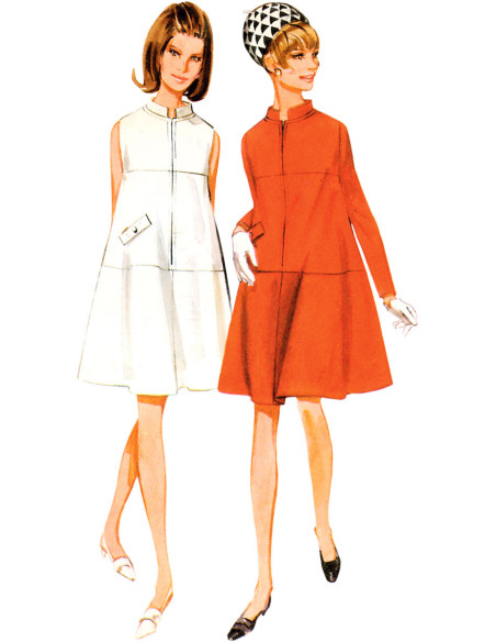 Molde de vestido vintage - Butterick 6991