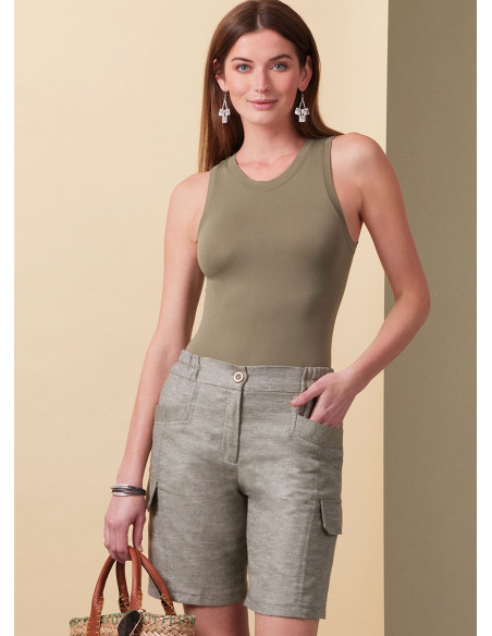 Molde de calções ou calças - Butterick 6998