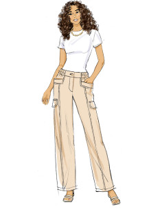Molde de calções ou calças - Butterick 6998 2