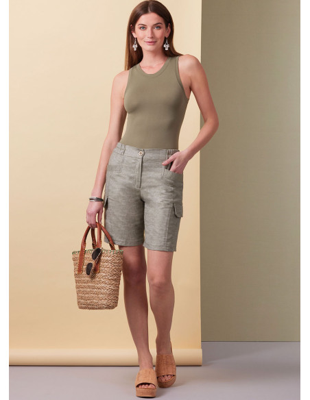 Molde de calções ou calças - Butterick 6998