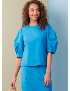 Molde de blusa - Butterick 7002