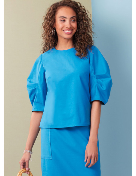 Molde de blusa - Butterick 7002